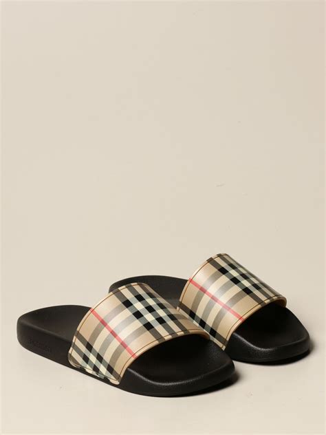 burberry slipper damen|Burberry slippers for ladies.